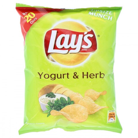 Lays Yogurt &amp; Herb Potato Chips 27 gr