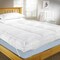 Mattress Topper 160x200 cm, 500GSM Soft Dacron Sheet Filling with Microfiber Outer