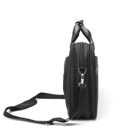 Senator 15.5 inch Nylon Shoulder Laptop Bag Light Weight Water Resistant with RFID pockets KH8121 Black