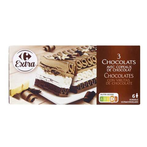 Carrefour Feuillete 3 Chocolates 322 g
