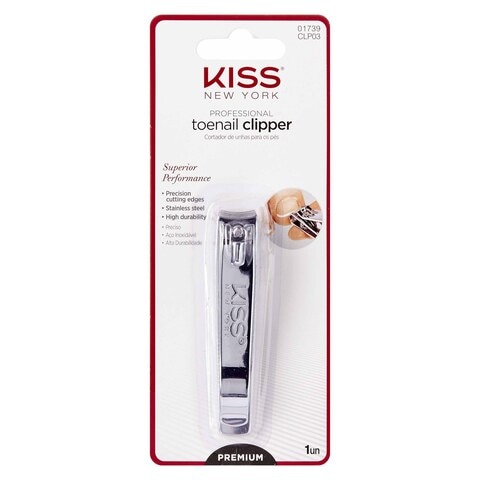 Buy Kiss Toe Nail Clipper CLP03 Silver Online - Shop Beauty