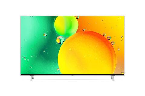 LG NanoCell TV 50 Inch NANO77 Series Cinema Screen Design 4K Active HDR webOS22 with ThinQ AI 50NANO776QA