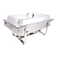 Triple Compartment Chafing Dish Silver 9L