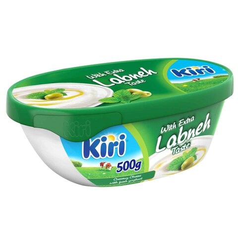 Kiri Cheese Spread with Extra Labneh Taste, 500g Tub