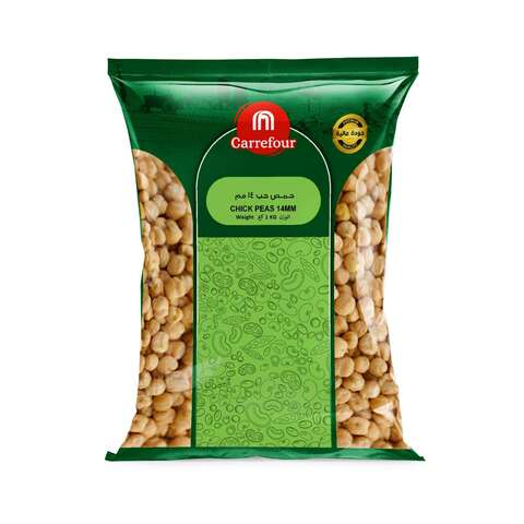 Buy Carrefour Chick Peas 14mm 1kg Online - Shop Food Cupboard on ...