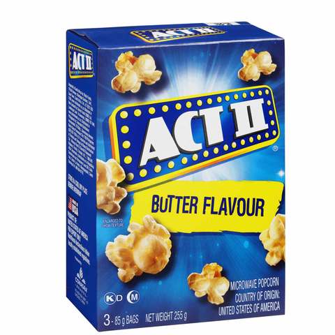 Act II Butter Flavour Popcorn 255g