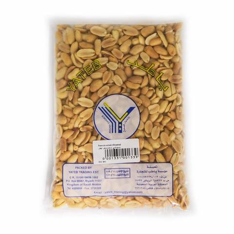 ياطب فول سوداني ابيض محمص 500 جرام