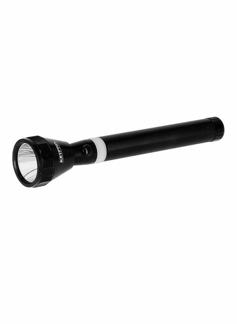 Buy KRYPTON Rechargeable LED Flashlight Black in Saudi Arabia