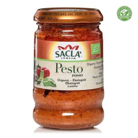 Sacla Italia Organic Pesto Rosso 190g
