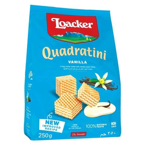 Loacker Quadratini Vanilla Wafers 250g