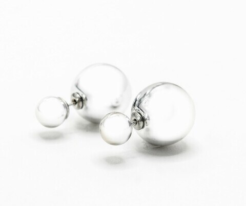 Tanos - Double Sided balls Earings 16mm