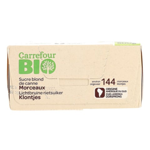 Carrefour Bio Organic Cane Brown Sugar&nbsp; 500 Gram