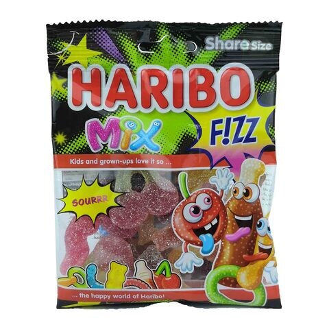 Buy Haribo Fizz Mix Jelly - 70 Gram Online - Shop Food Cupboard on ...