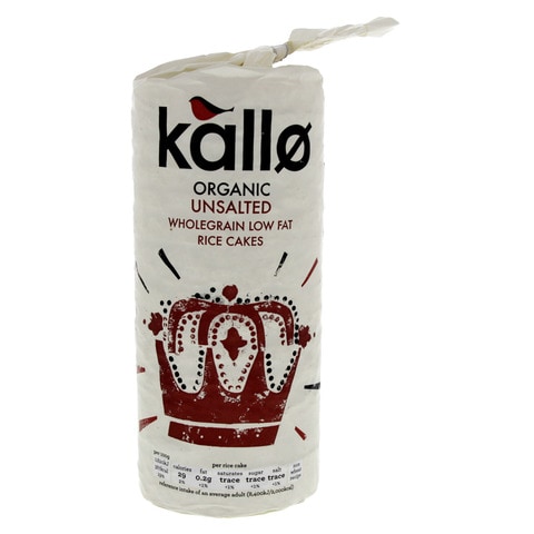 Kallo Organic Unsalted Rice Cake Thins 130g price in UAE | Carrefour ...