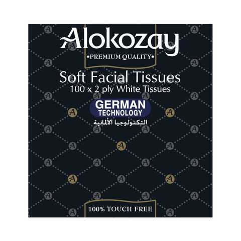 Alokozay 2 Ply Soft Facial Tissue 100 Sheets