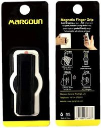 Finger Grip Strap Holder for iphone SE (2020) with Magnetic Install Feature - MARGOUN Cell Phone Grips Band Holder (black)