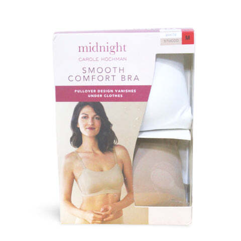 CAROLE HOCHMAN Women&#39;s 2-Pack Midnight Smooth Comfort Bra Size: Medium, Color: White &amp; Ivory