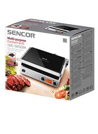 Sencor Multi-Purpose Contact Grill SBG 6650BK Grey/Black