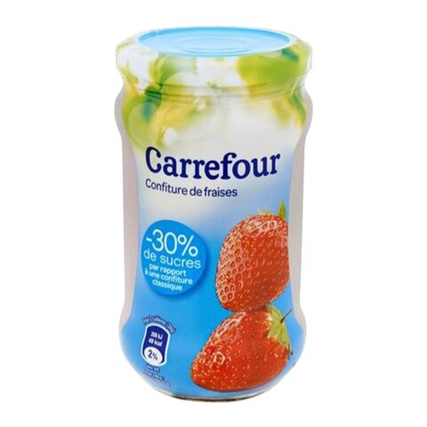 Carrefour Jam Strawberry light 340g