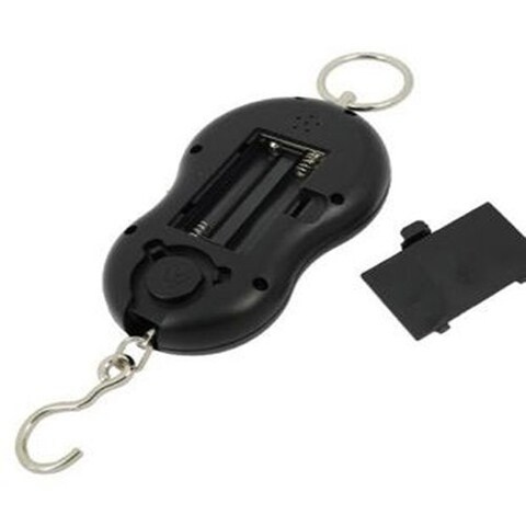 Generic - Portable Electronic Scale Black 16.5X 7X2.5centimeter