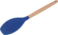 Royalford Silicon Scraper, Wooden Handle, RF10650 Heat Resistant Seamless Silicon Spatulas With Comfortable Handle Kitchen Utensils Non Stick For Cooking, Baking And Mixing, Multicolor