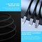 SKY-TOUCH Multi Charger Cable, USB Charging Cable 3 in 1 Phone Charger Cable 5A Quick Charger Braided Nylon with iPhone/Type C/Micro USB Connector for Phones Tablets and More