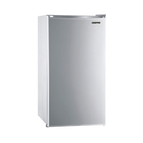 Geepas Fridge GRF119SPE 110 Liter Silver (Plus Extra Supplier&#39;s Delivery Charge Outside Doha)