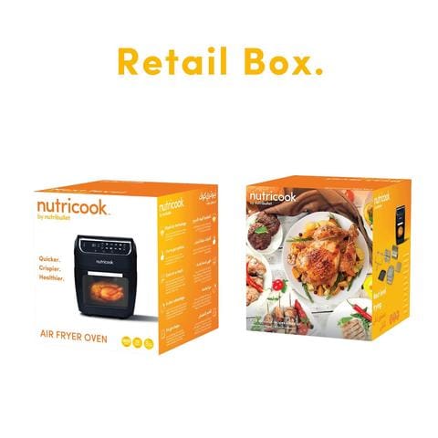 Nutricook Air Fryer NC-AFO12 Black 1800W