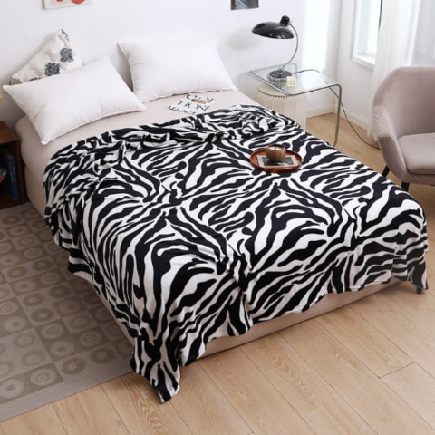 Zebra blanket sale