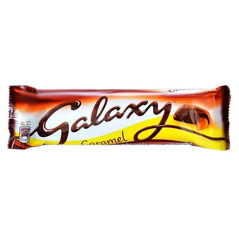 Buy Galaxy Caramel Chocolate Bar 40g Online - Shop Food Cupboard on  Carrefour UAE