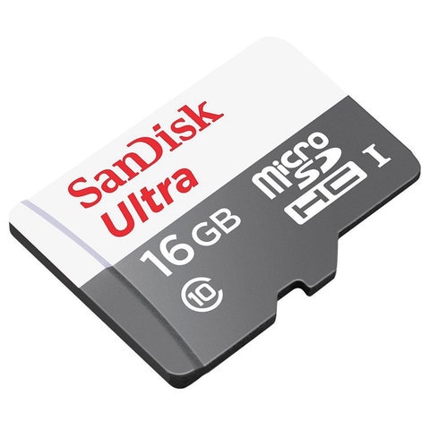 Sandisk Micro SDHC 16GB Ultra Class 10  + Adaptor