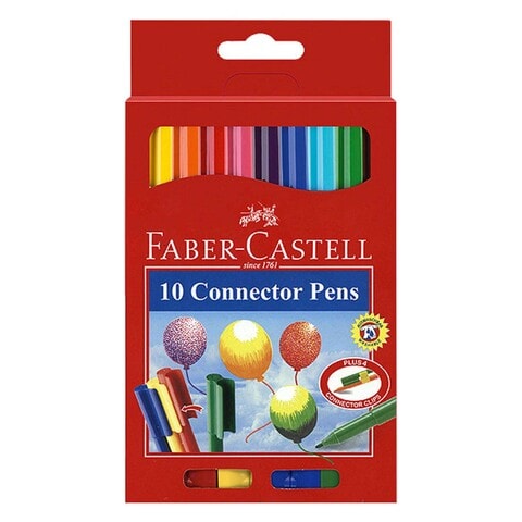 Faber-Castell Connector Pens Multicolour 10 PCS