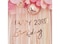 Ginger Ray Happy Birthday Bunting with Numbers- Rose Gold