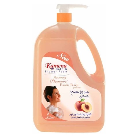 Kamena Bath And Shower Foam Peach - 2 L