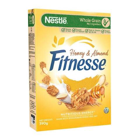 Nestle Fitnesse Honey &amp; Almond Cereal 390 gr