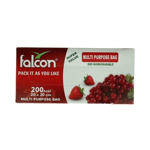 Falcon Oxo-Biodegradable Multi-Purpose Food 200 Storage Bags