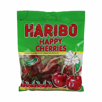 Haribo Halal Happy Peaches Bag 100g - We Get Any Stock