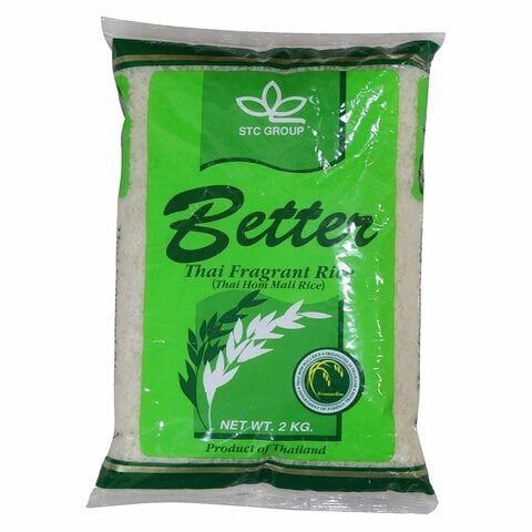Better Thai Fragrant Rice 2kg price in UAE | Carrefour UAE ...