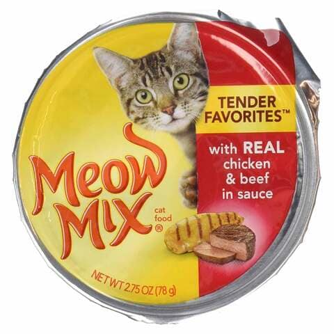 Meow mix clearance canned cat food