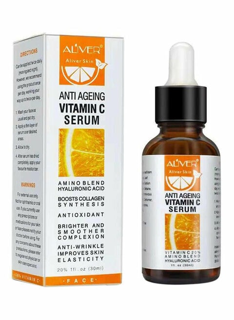 Buy Aliver Anti Ageing Vitamin C Serum 30ml in Saudi Arabia