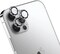 Moxedo Camera Lens Protector, 9H Tempered Glass, Aluminum Alloy Individual Ring Camera Cover Screen Protector Compatible for iPhone 12 Pro Max 6.7 inch (SILVER)
