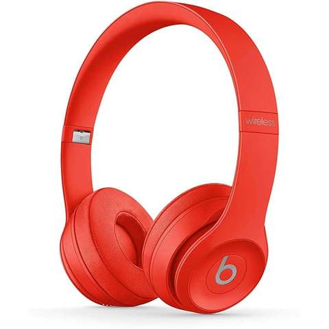 Beats Solo3 Wireless Headphone Over-Ear Satin Red