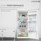 Krome 220L Single Door Refrigerator, Environment Friendly, Reversible Door, Best Compact Small Fridge For Mini-Bar, Kitchen, Home Or Office, Silver, KR-RDC220H