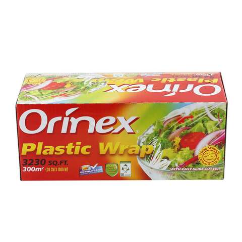 Orinex plastic wrap 30cm x1000m (3230sf) (300 square meter)