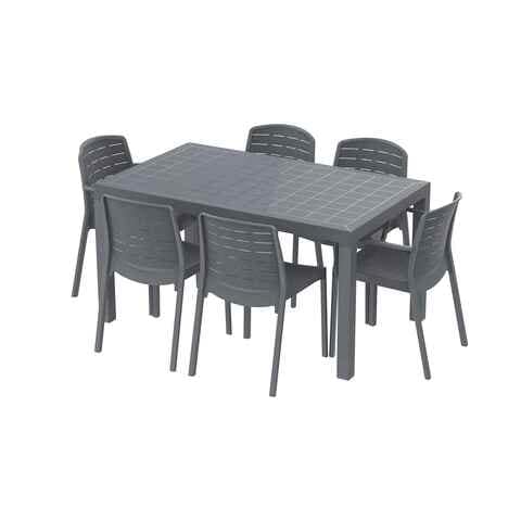 Quartet table with online four chairs by keter