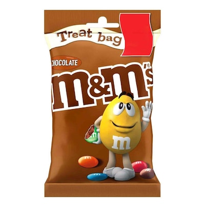 M&M's Crunchy Peanut & Milk Chocolate Bites Treat Bag 82g Box of 8