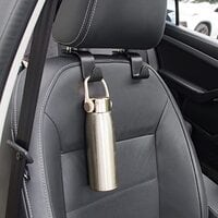 SHOWAY Car Seat Headrest Hooks, Car Hook Hangers Storage Organizer Interior Accessories for Purse Coats Umbrellas Grocery Bags Handbag, 4-Pack