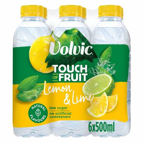 Volvic Lemon Lime Natural Mineral Water 500ml x Pack of 6 price in ...