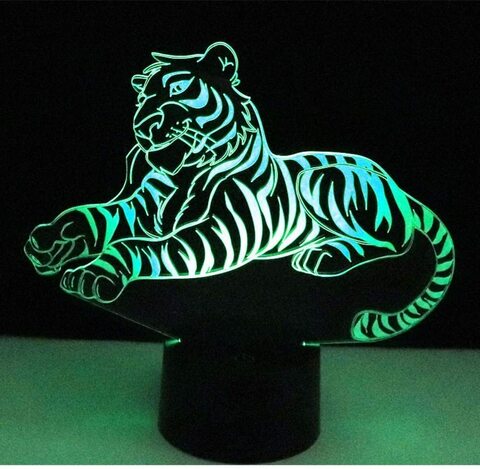 tiger optical illusion