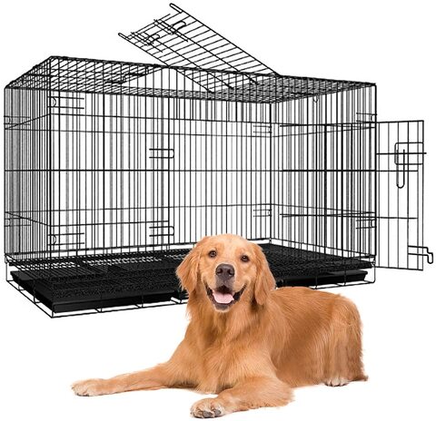 Doreen Dog Crate Pet Cage Kennel Playpen for Extra Large Medium